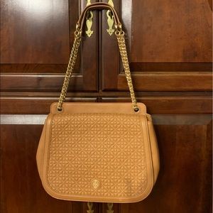 Tory Burch quilted crossbody/satchel - excellent